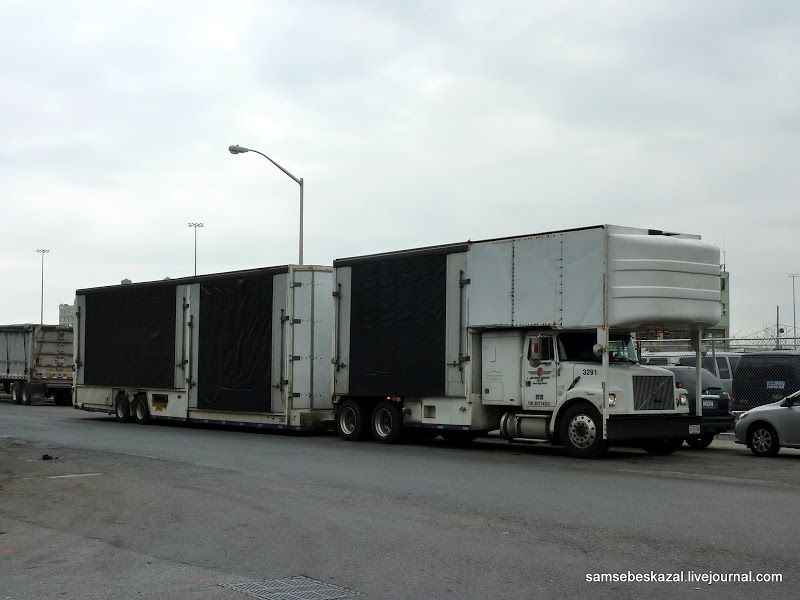 американский грузови, грузовик, тягач, фура