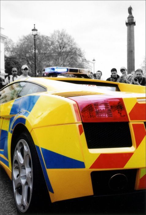 Необычные автомобили на службе в полиции (57 фото)