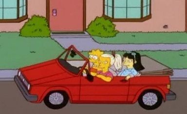 Автомобили из мультфильма Симпсоны (22 фото)