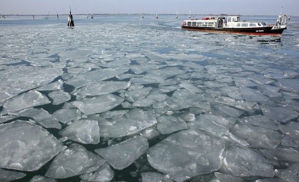 Венеция во льдах (15 фото)