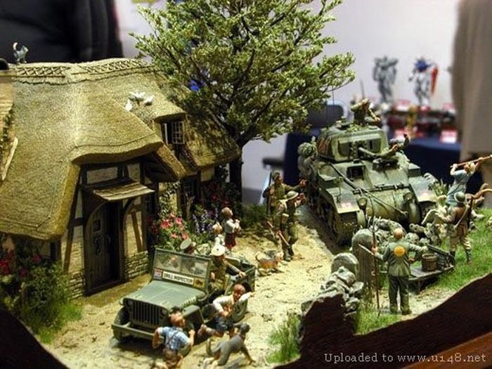 макет, миниатюра, война