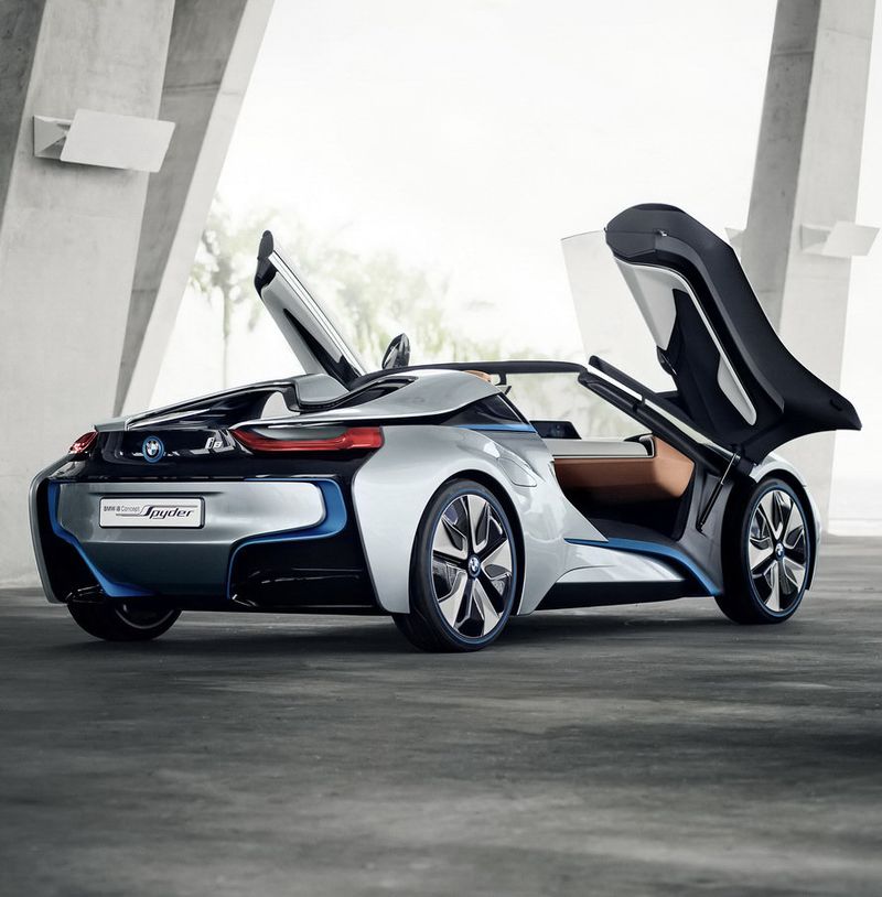 Компания BMW представила открытую версию концепта i8 (47 фото)