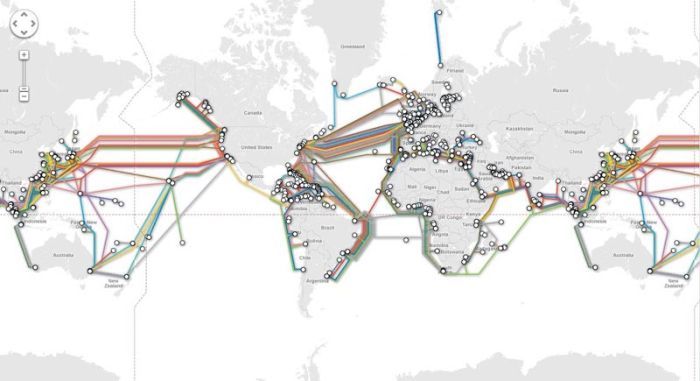 кабель, оптоволокно, океан, корабль, интернет