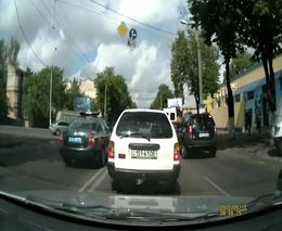 Милиция Одессы спровоцировала аварию