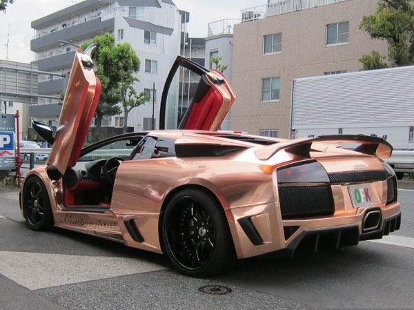 Компания Office-K представила Lamborghini Murcielago в розовом золоте (6 фото)