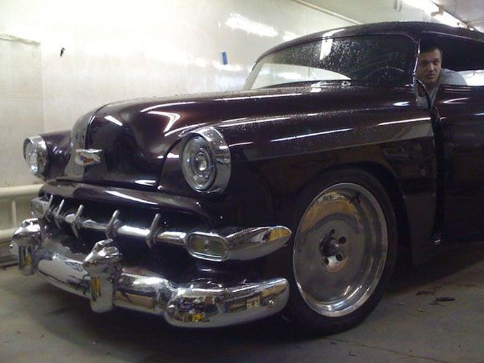 Восстановление Chevy BelAir 1954 г.в. (11 фото+видео)