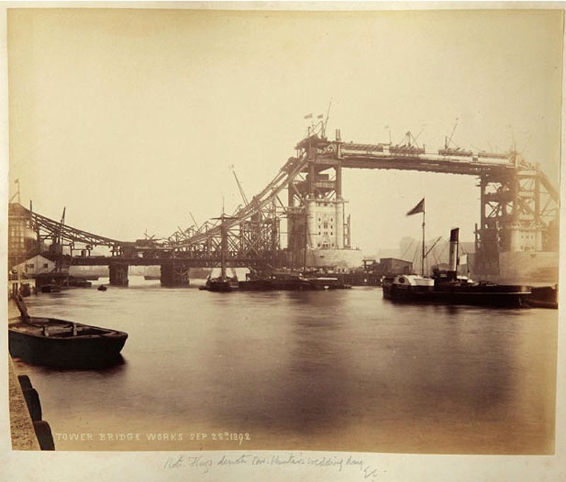 Как строили Тауэрский мост (17 фото)