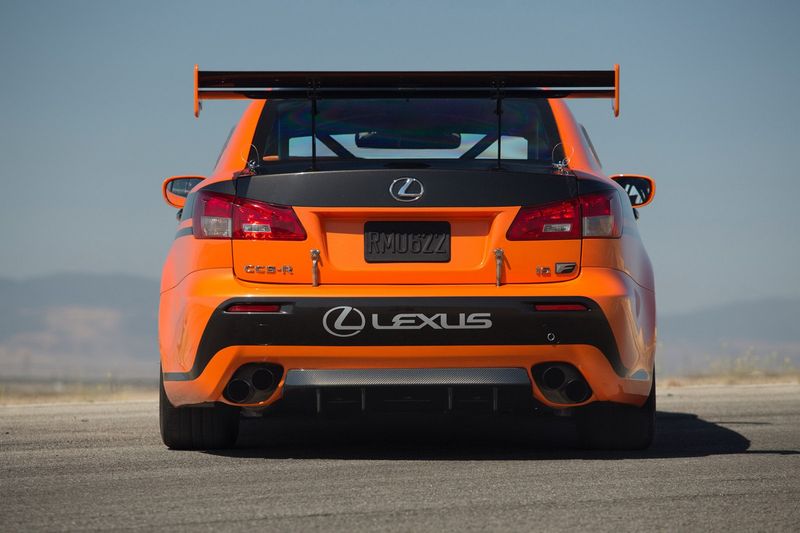 Компания Lexus представила гоночный Lexus IS F CCR-R (13 фото)