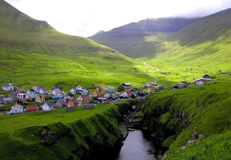 красота, природа, фарерские острова