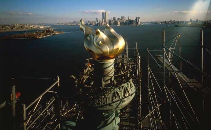 сша, статуя свободы, нью-йорк