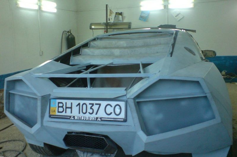 Одесская копия Lamborghini Reventon из Mitsubishi Eclipse (66 фото)