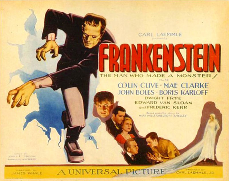 За кулисами классических фильмов о Франкенштейне (34 фото)