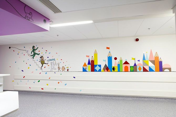 Детские больницы с красивым интерьером (18 фото)