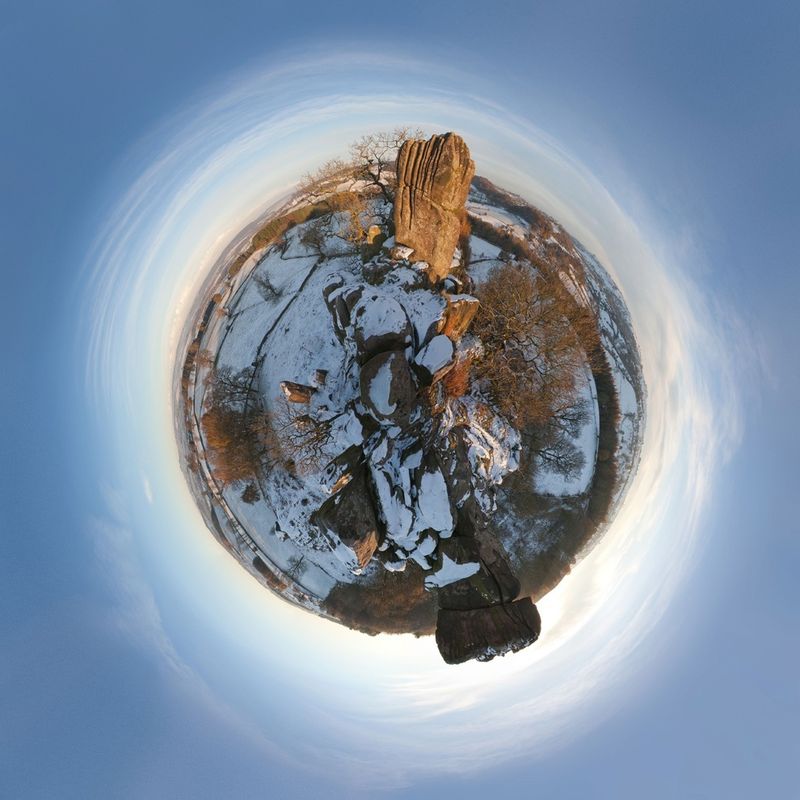 Панорамы-планеты Дэна Аркла (11 фото)