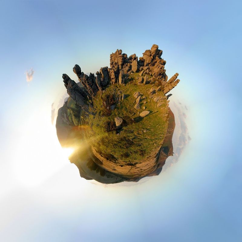 Панорамы-планеты Дэна Аркла (11 фото)
