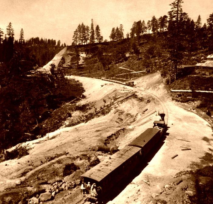 Развитие железной дороги Америки конца 19го века (58 фото)