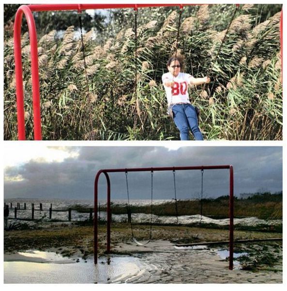 До и после урагана Сэнди (24 фото)