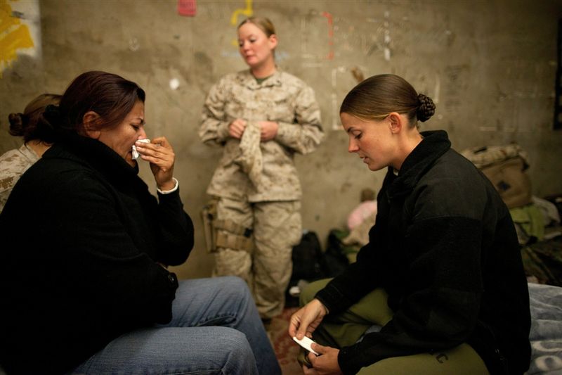 Женщины-военные в Афганистане (7 фото)