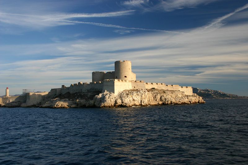 замок иф, морской форт, крепость