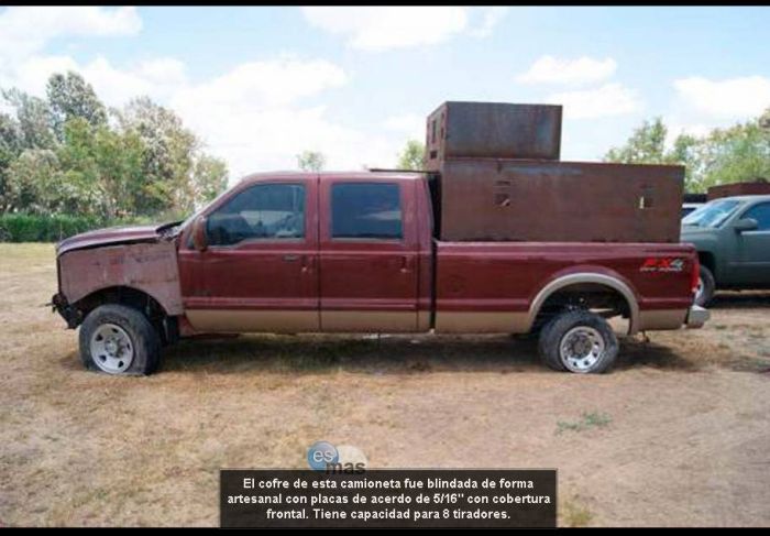 Изъятые самодельные броневики нарко-картелей Мексики (32 фото)