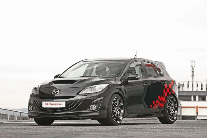 Заряженная Mazda3 MPS от ателье MR Car Design (5 фото)
