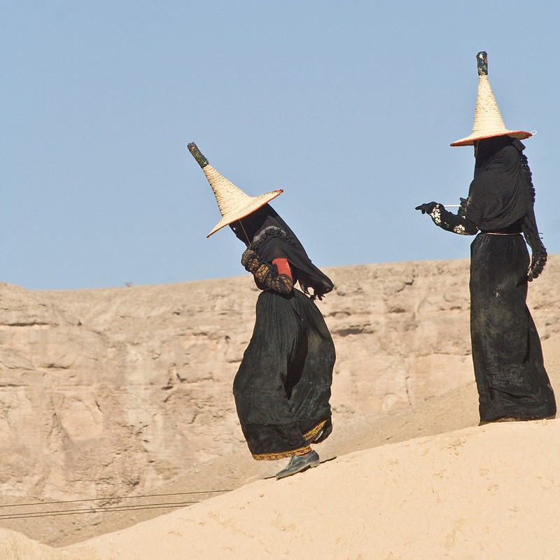 ведьма, женщины, йемен, костюм, провинция