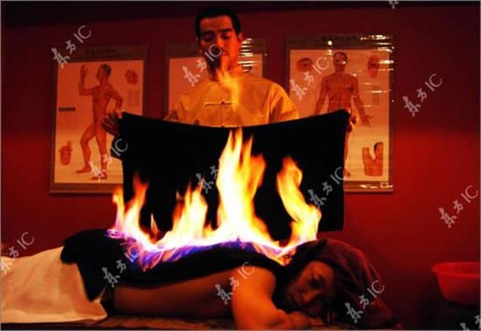Огненный массаж (5 фото+текст)