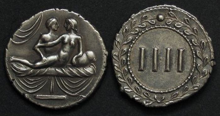 Древнейшие монеты Рима (10 фото)