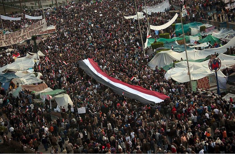 Новые беспорядки на площади Тахрир в Каире (11 фото)