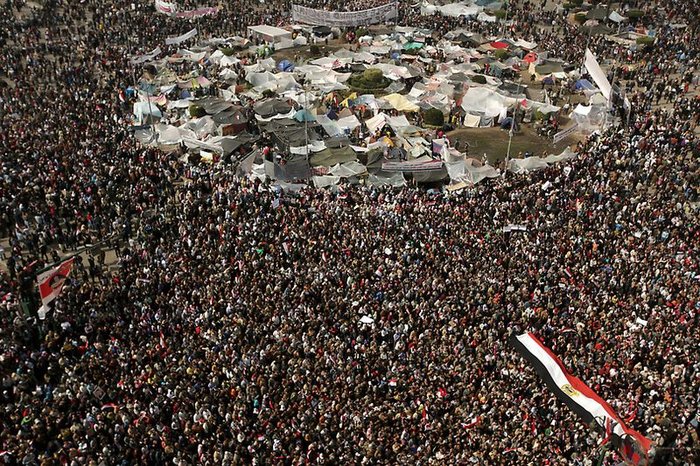 Новые беспорядки на площади Тахрир в Каире (11 фото)