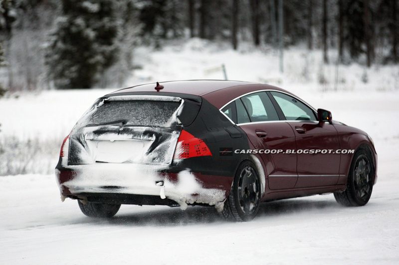 Mercedes-Benz CLS Shooting Break засветился на испытаниях (7 фото)