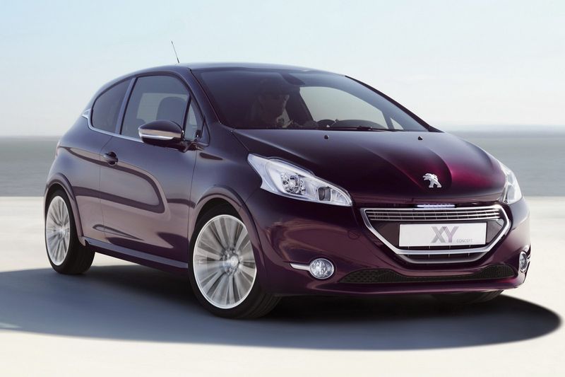 Компания Peugeot представила новую версию 208 модели XY Concept (12 фото)