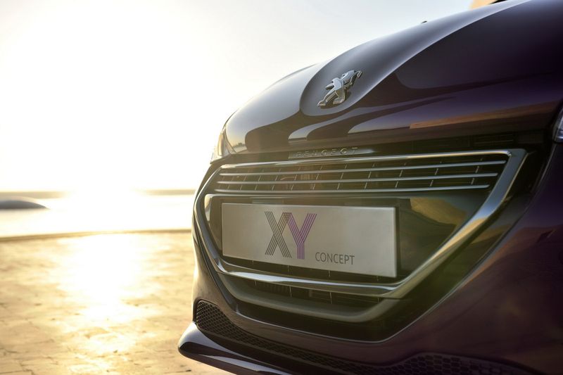 Компания Peugeot представила новую версию 208 модели XY Concept (12 фото)