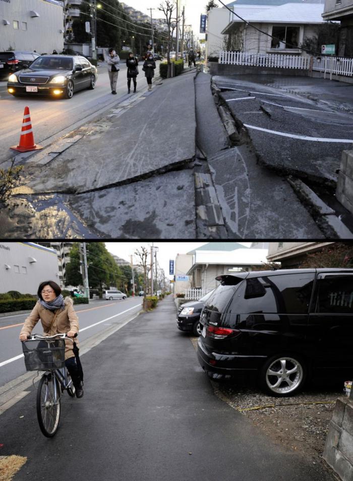 Цунами в Японии: пострадавшие районы сегодня (17 фото)