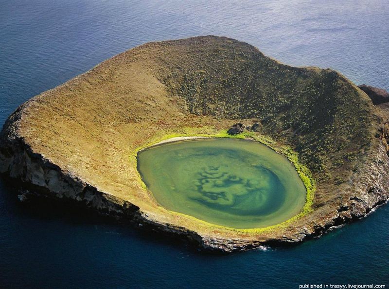 красота, природа,кратер, вулкан