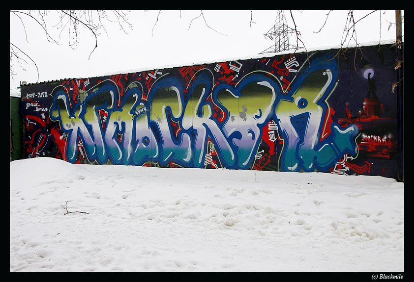 История Москвы в граффити (13 фото)