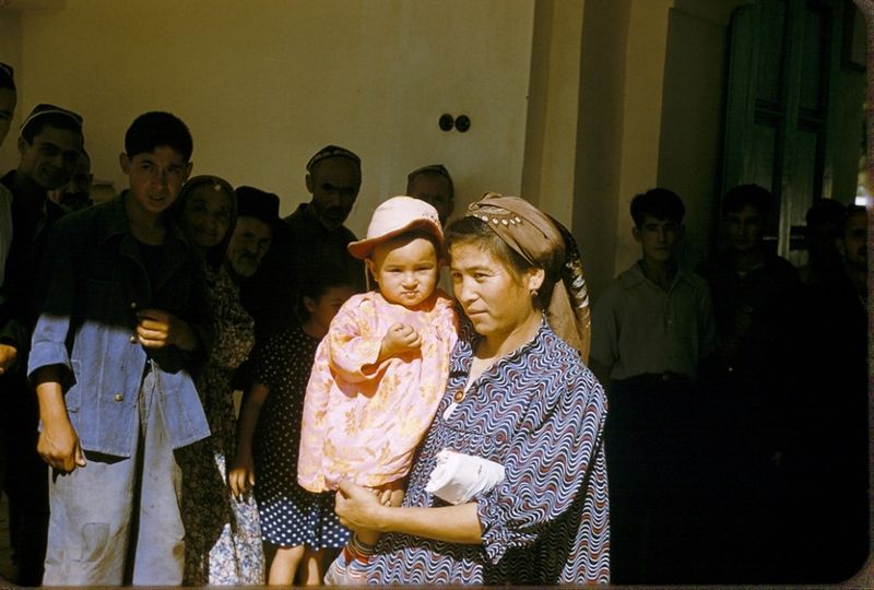 Французский турист в Узбекистане 1956 года