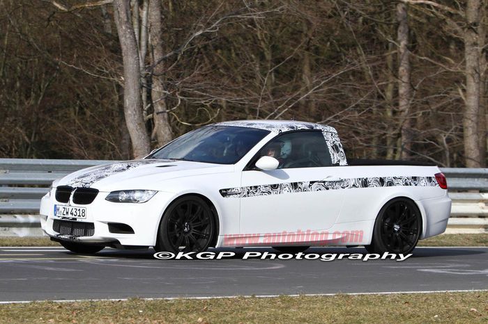 BMW M3 пикап - тестовый или серийный авто? (9 фото)