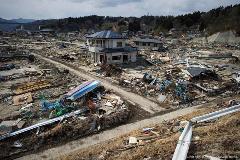 25 марта. Руины и обломки – все, что осталось от города Ямада в префектуре Иватэ после катаклизма.