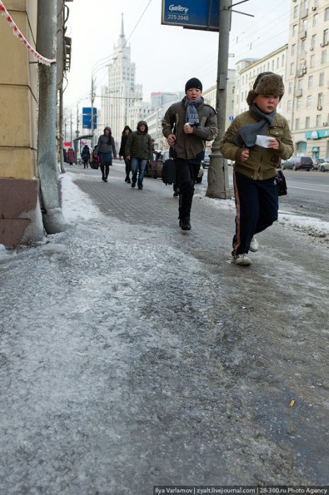Как московская плитка пережила первую зиму? (21 фото)