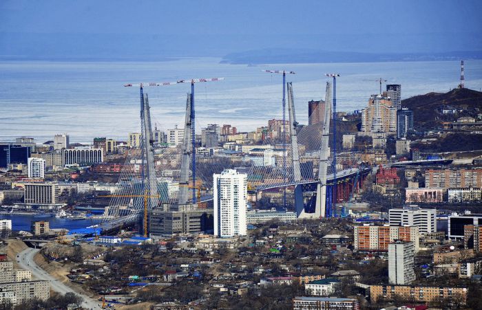 Русский мост во Владивостоке (52 фото)
