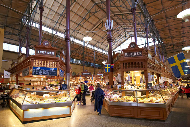 Респектабельный рынок Östermalms Saluhall (34 фото)