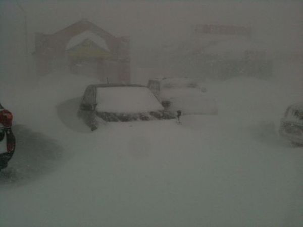 южно–сахалинск, снег, снегопад