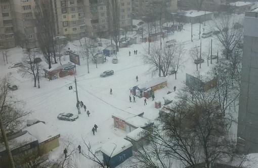 киев, погода, снегопад,
