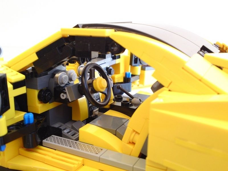 Супер-кар Pagani Zonda C12 из LEGO (20 фото)
