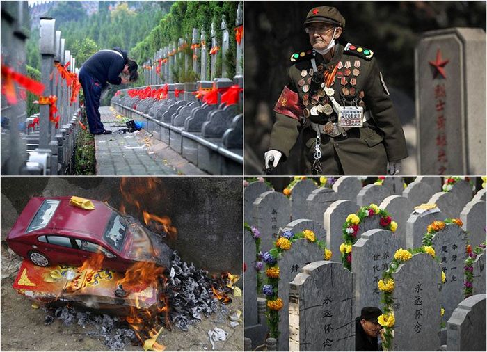 Цинмин – День поминовения усопших в Китае (15 фото)