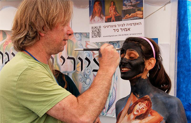 Фестиваль Тело вместо холста в Тель-Авиве (52 фото)