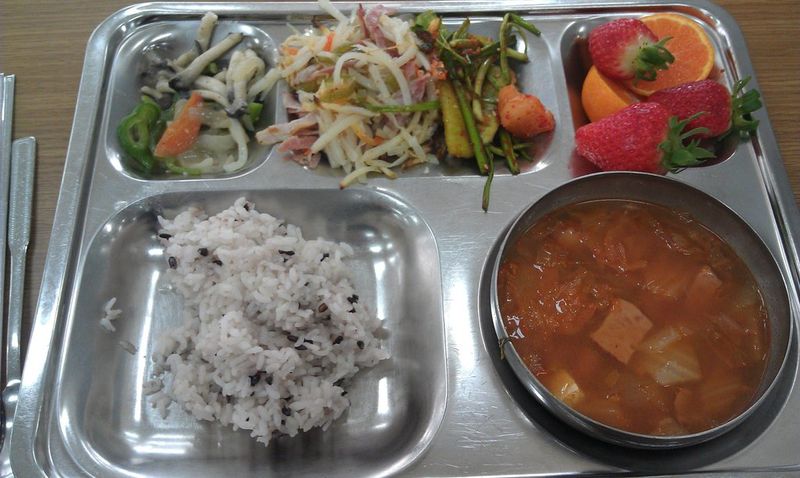 обед, еда, южная корея, столовая