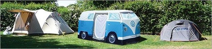 Палатка для путешествий в виде VW Van (4 фото)
