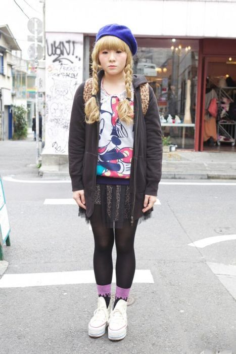 Мода в Токио не такая как везде. Часть 2. (60 фото)